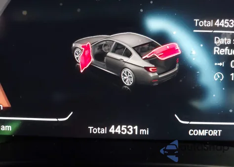 2022 BMW 530 I xDrive из США, поврежденный, VIN WBA13BJ04NWX56910